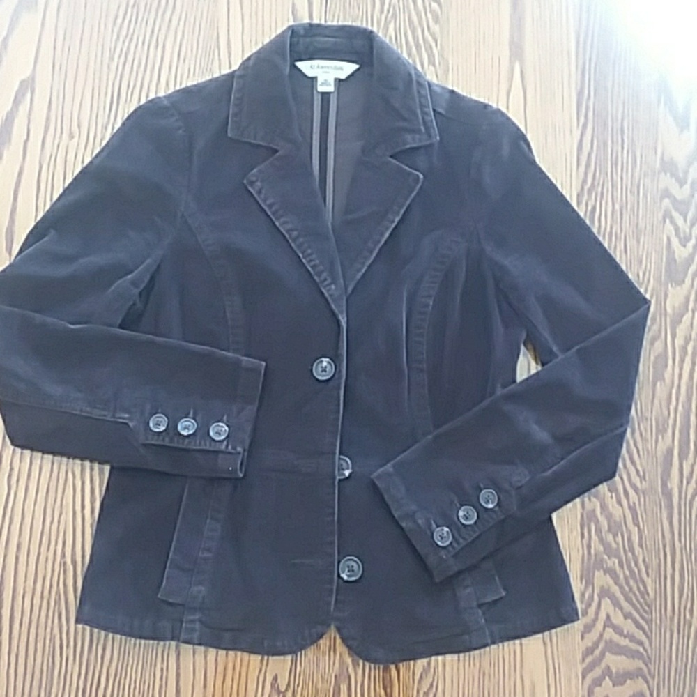 Women's Brown Corduroy Blazer (PS)